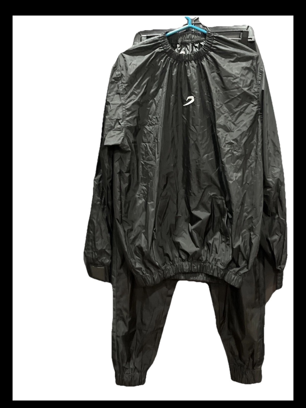 Box Raw Lineal Professional Sauna Suit Boxraw for Men Sweatsuit Set Large Black